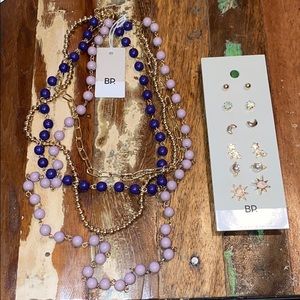 BP Necklace & Earring Jewelry Bundle- NWT